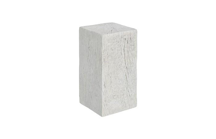Log Rectangular Pedestal, Roman Stone