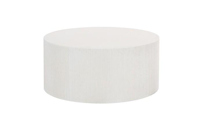Groovy Coffee Table, White Stone