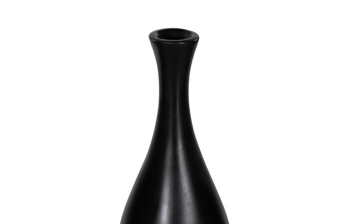Trumpet Vase, Small, Matte Black