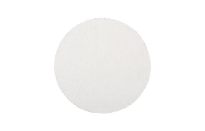 Groovy Pedestal, White Stone