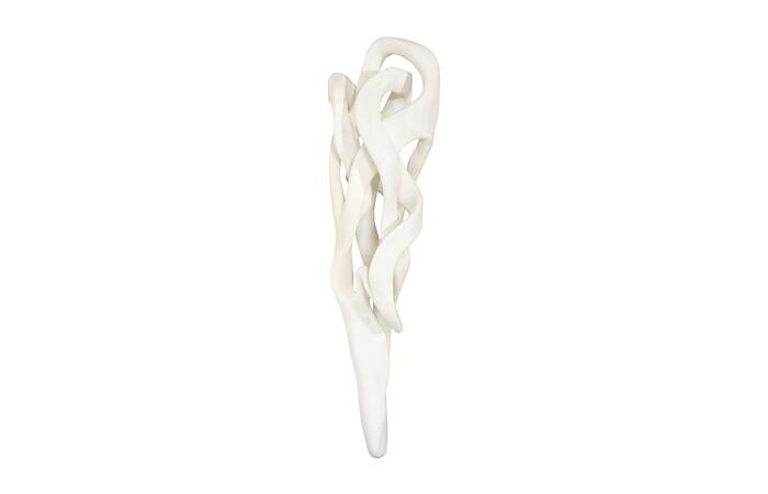 Cast Dancing Wall Sculpture, Passé, Faux Bleached