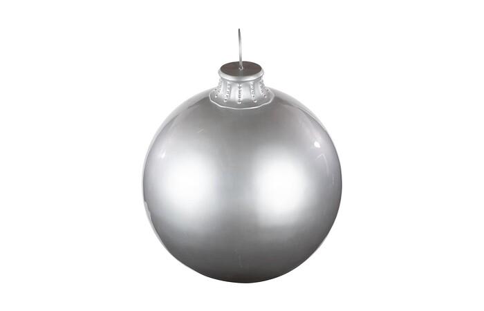 Christmas Ball Ornament, Silver