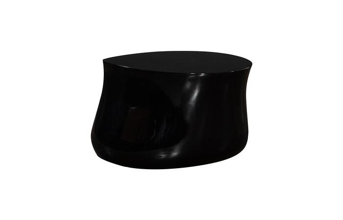 Mellow Coffee Table, Gel Coat Black