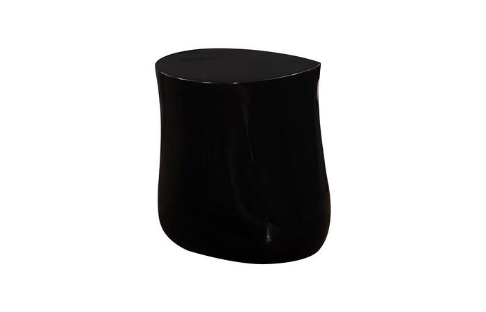 Mellow Side Table, Gel Coat Black