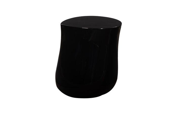 Mellow Side Table, Gel Coat Black