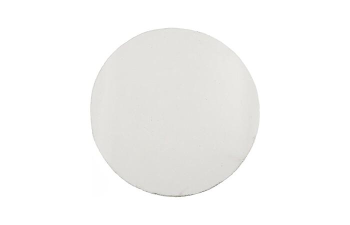 Crater Side Table, White Stone