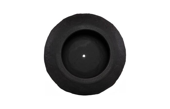 Aera Planter Wide, Black, Small
