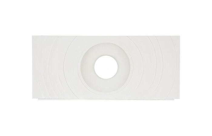 Void Console Table, White Stone