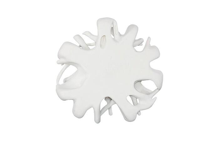 Cast Coffee Table Round, White Stone
