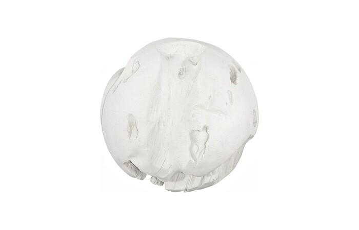 Cast Root Floor Ball, LG, Roman Stone