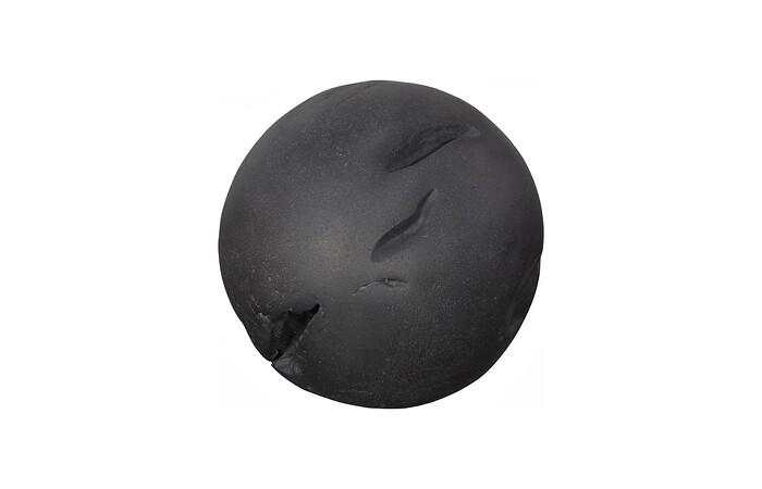 Cast Root Floor Ball, MD, Charcoal Stone