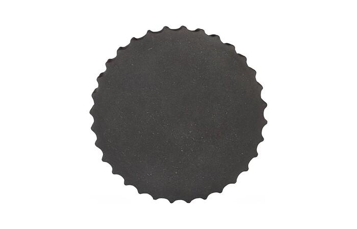 Vetra Side Table, Charcoal Stone