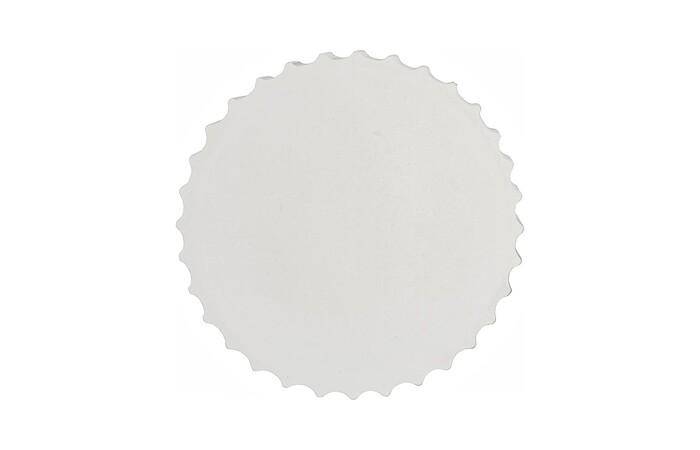 Vetra Side Table, White Stone
