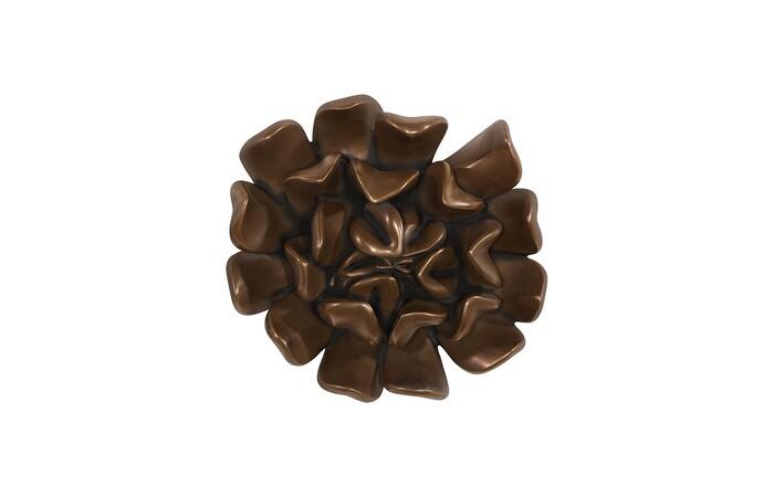 Topsy Turvy Succulent Wall Art, Imperial Bronze
