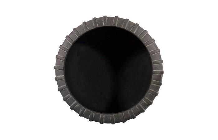 Vertical Vase, Raw Gray