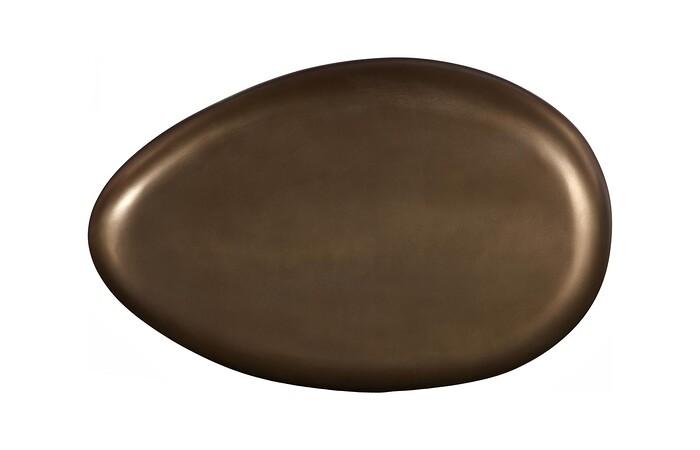 River Stone Coffee Table, Bronze, Large