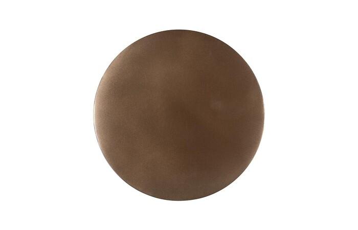 Carved Stool, Polished Bronze