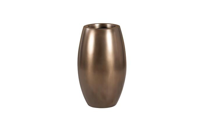 Elonga Planter, Polished Bronze, SM