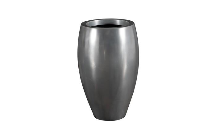 Classic Planter, Polished Aluminum, SM