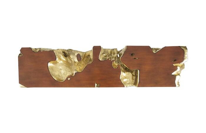 Freeform Console Table, Gold Leaf, SM