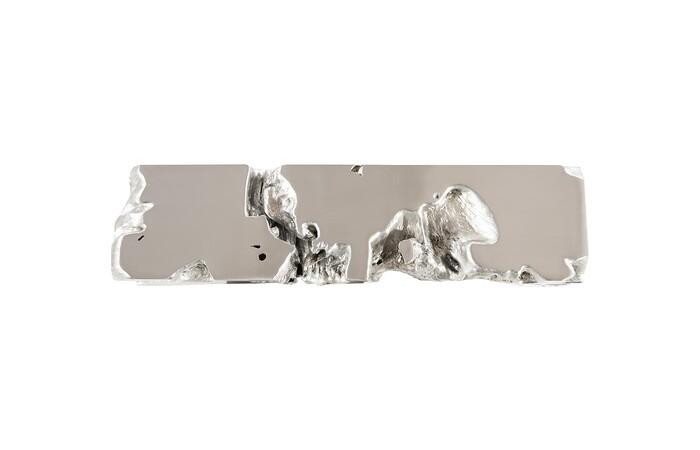 Freeform Bench, Silver Leaf