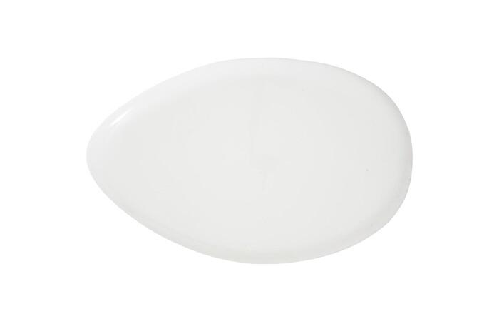 River Stone Coffee Table, Gel Coat White, Large