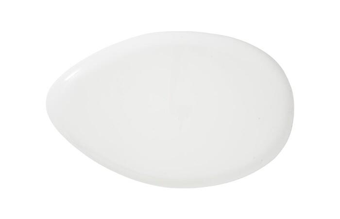 River Stone Coffee Table, Gel Coat White, Small