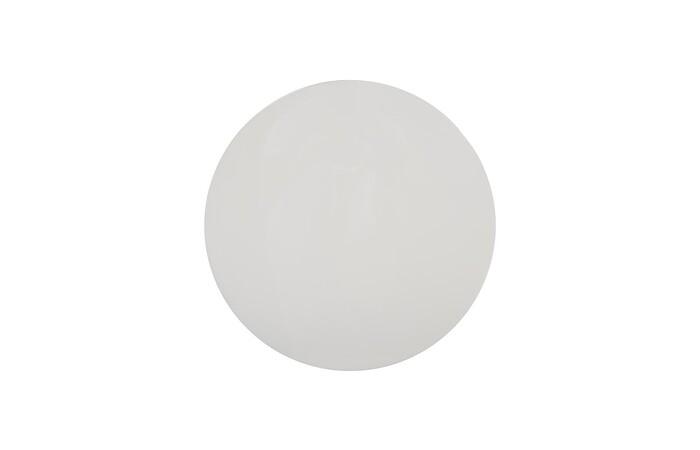 Carved Stool, Gel Coat White