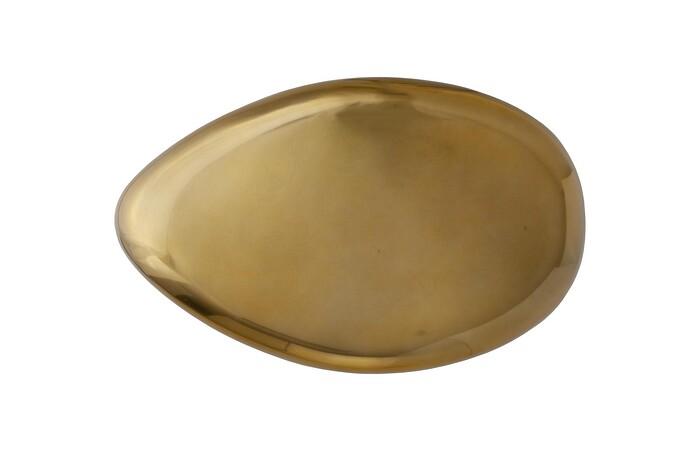 River Stone Coffee Table, Liquid Gold, Small