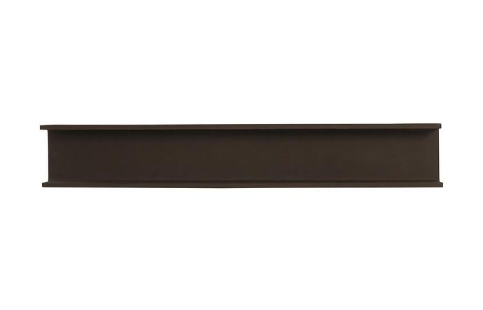 I-Beam Wall Shelf, Rust