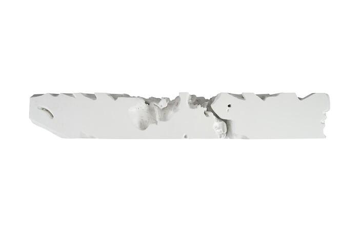 Freeform Console Table, Gel Coat White, Extra Large
