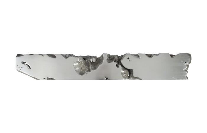 Freeform Console Table, Silver Leaf, Extra Large