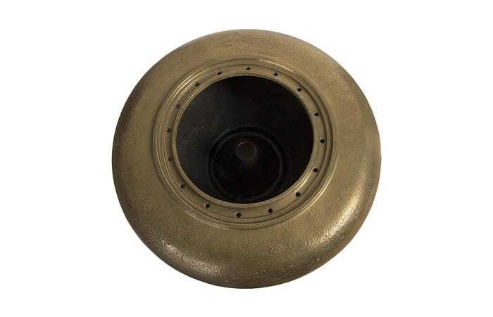 Heian Fountain, LG, Bronze Top, Brase Base
