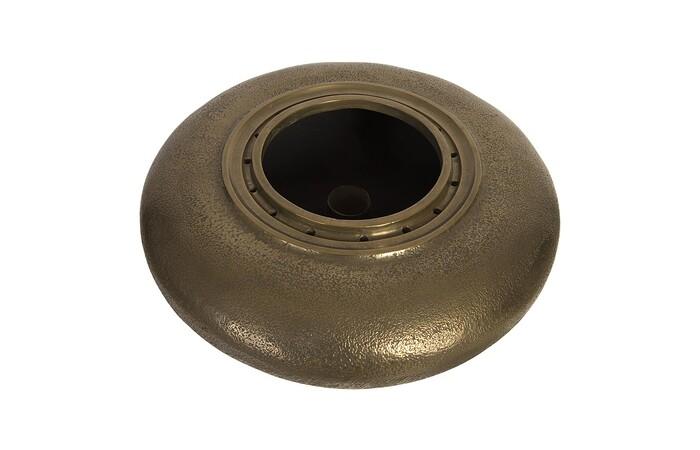 Heian Fountain, MD, Bronze Top, Brase Base