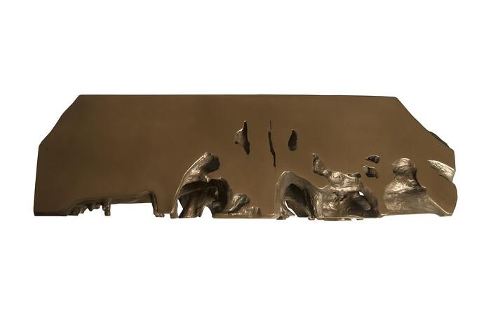 Beau Cast Root Console Table, Bronze