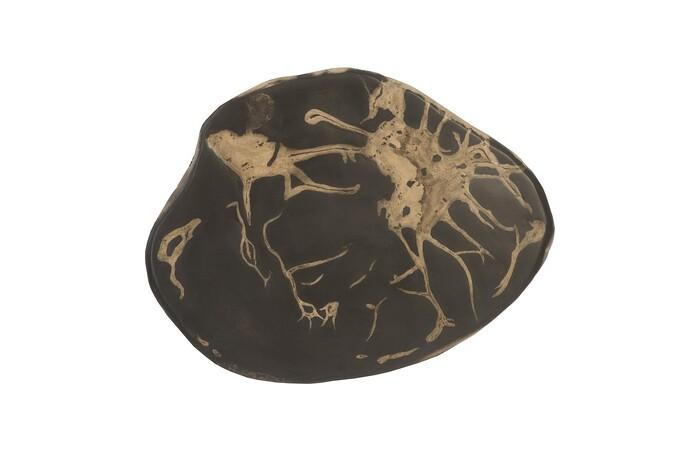 Cast Petrified Wood Wall Tile, Resin
