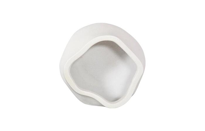 Amorphous Planter, Small, White