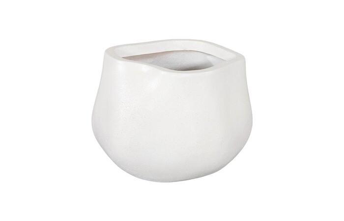 Amorphous Planter, Small, White