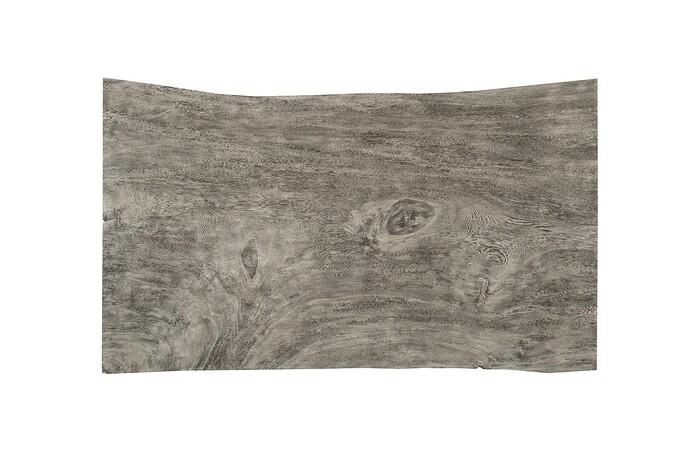 Waterfall Desk, Gray Stone, Acrylic Leg