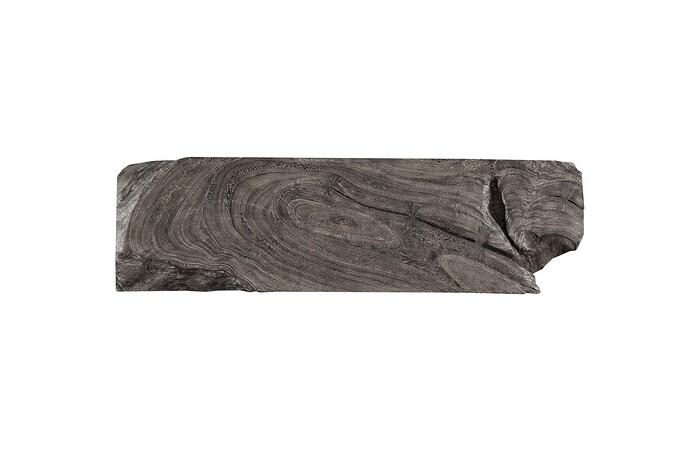 Freeform Bench, Gray Stone