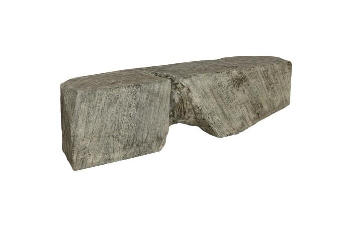 Bridge Bench, Gray Stone