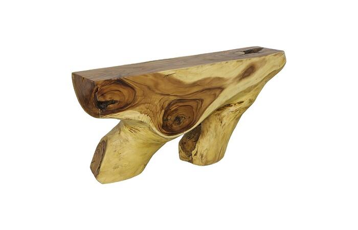 Freeform Console Table, Natural