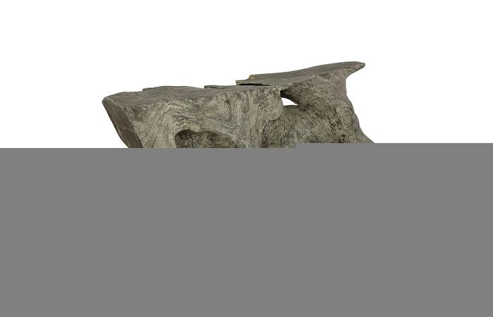 Freeform Console Table, Gray Stone