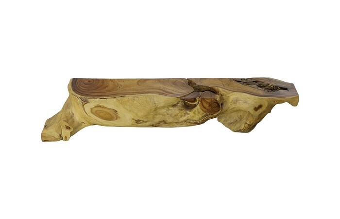 Colossal Freefrom Console Table, Natural