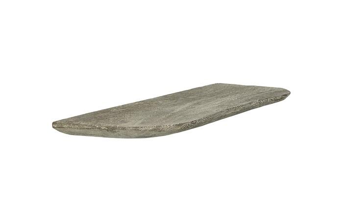 Floating Wall Shelf, Gray Stone, Large