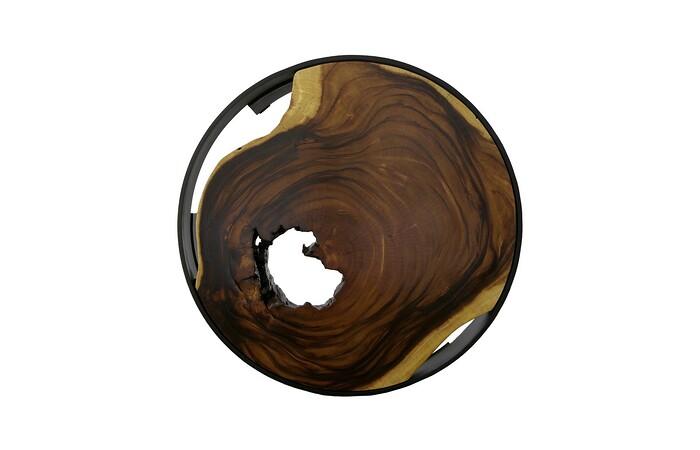 Framed Coffee Table, Round, Open Base