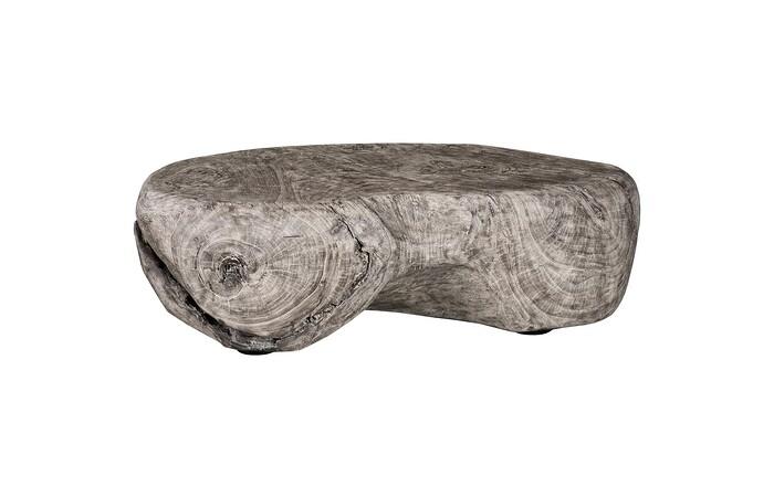 River Stone Coffee Table, Gray Stone