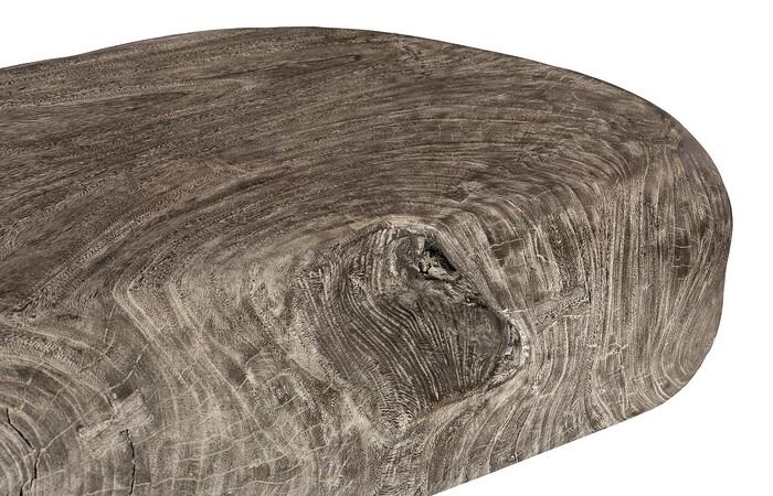 River Stone Coffee Table, Gray Stone