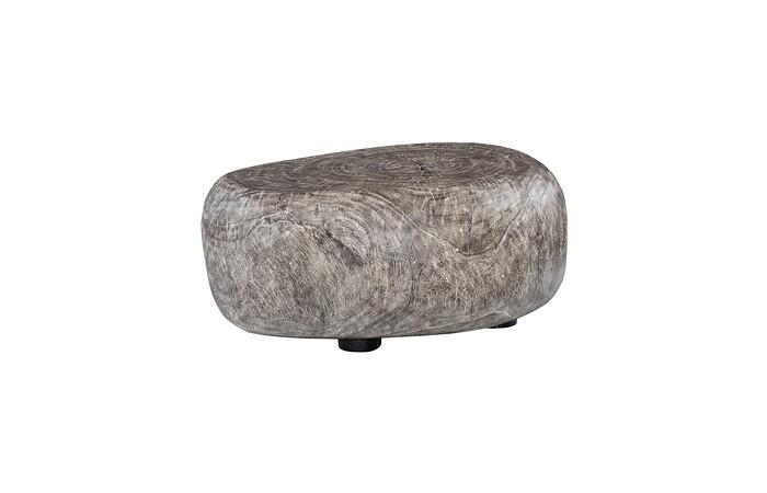 River Stone Coffee Table, Gray Stone