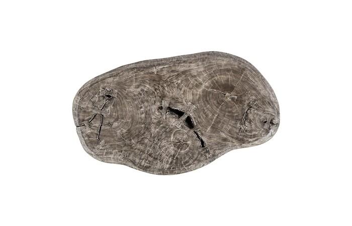 River Stone Coffee Table, Gray Stone